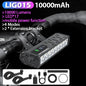 NEWBOLER Bicycle Front Headlight 10000 Lumen 10000mAh USB Rechargeable MTB Road - EXPROTAS