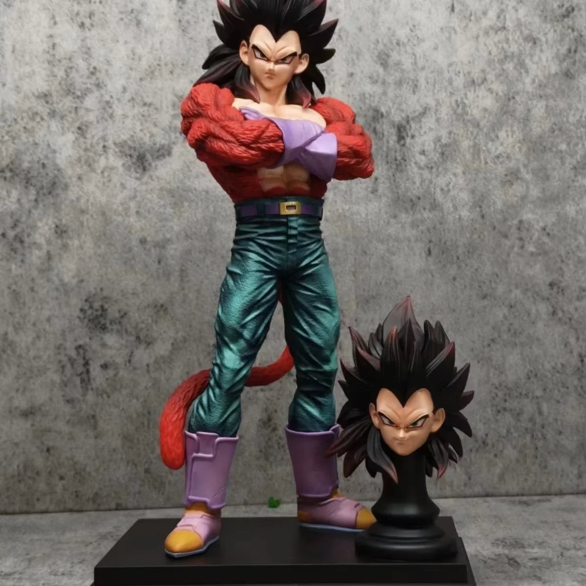 Dragon Ball SSJ4 Gogeta Figure Replaceable Hands Arms PVC Action Statue Toy