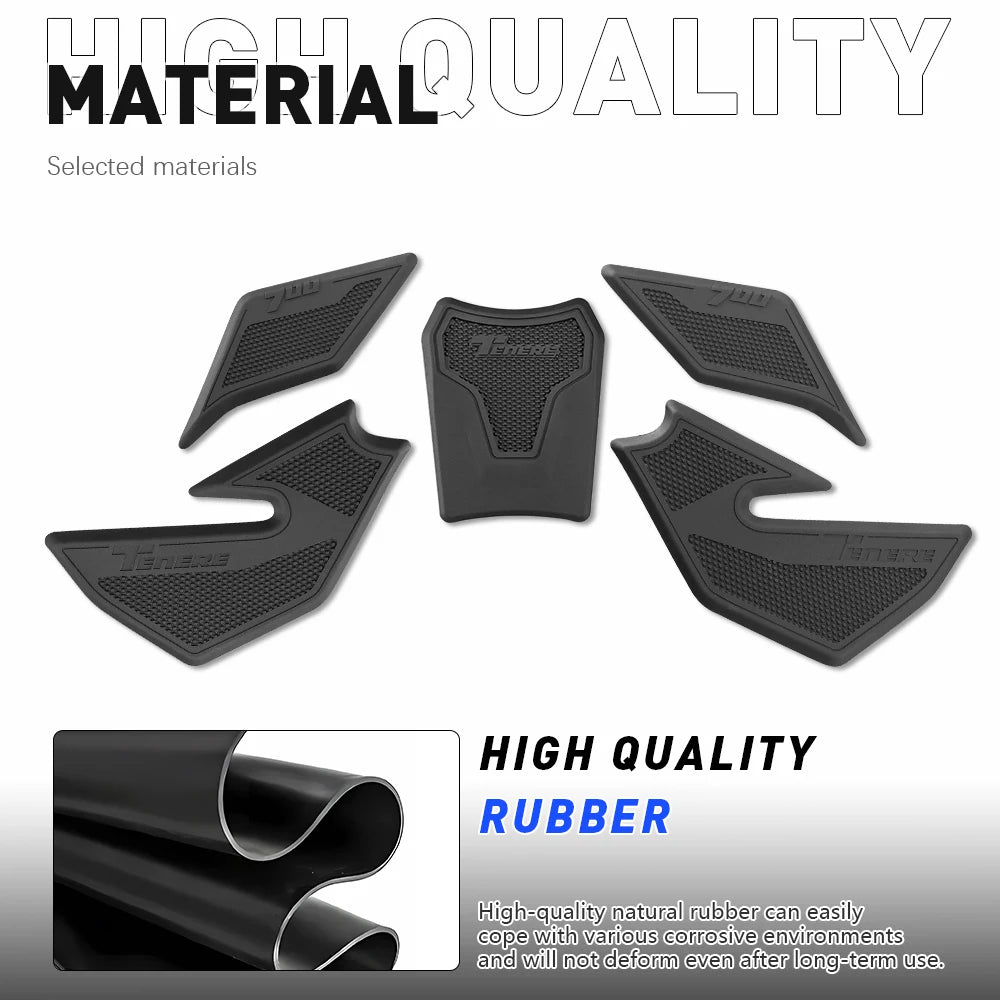 For Yamaha Tenere 700 Tank Pad Knee Grip Protector Decal Set 2025