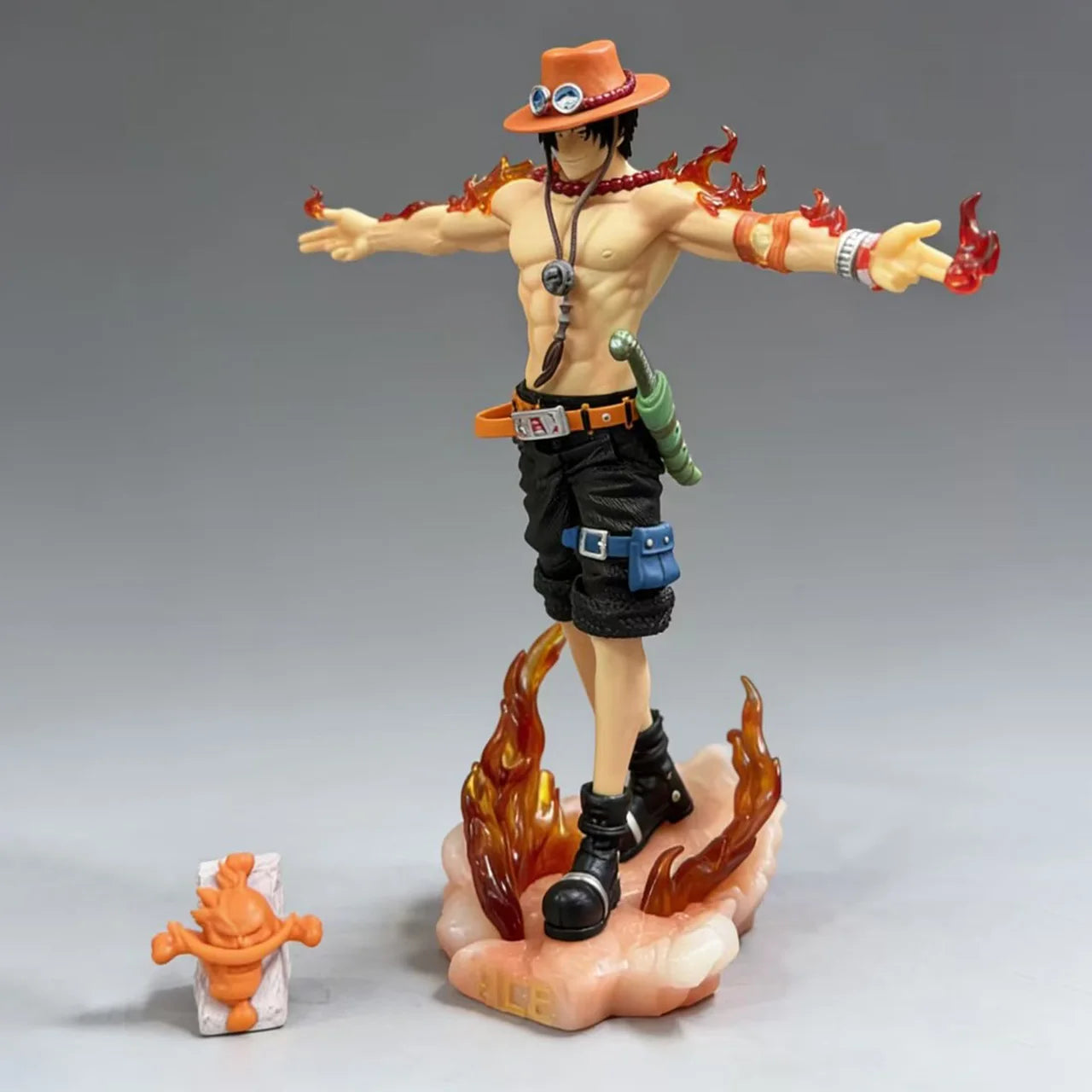 28cm Anime One Piece Ace Action Figure PVC Collectible Model Toy