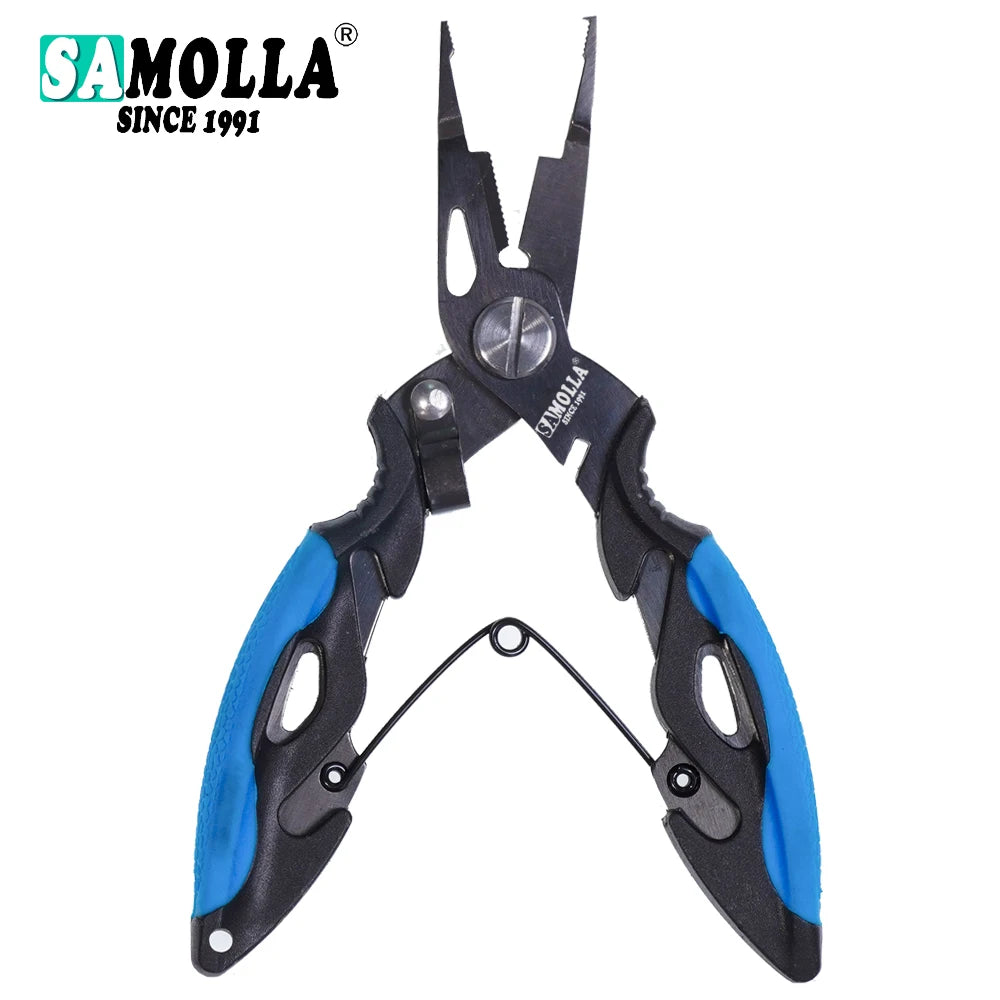 Fishing Pliers Hook Multi-tool Line Cutter Remover Snips Scissors 420 Steel
