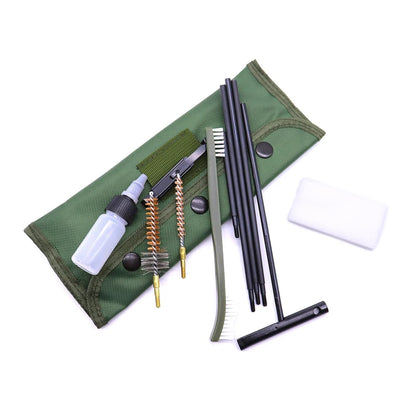 M4 Gun Brushes 10PCS Cleaning Kit for .22LR 5.56mm Lightweight Airsoft