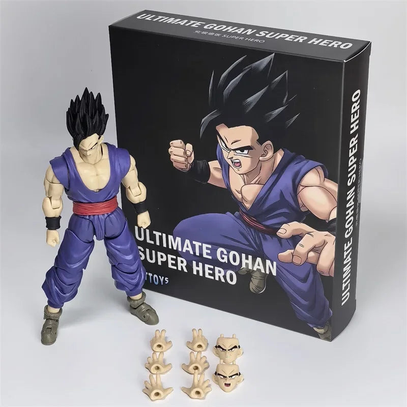 CT TOYS Dragon Ball Z S.H.Figuarts SHF Super Saiyan SSJ Son Gohan Scholar Anime Action Figure Figuras model Collection Gift Toys-EXPROTAS