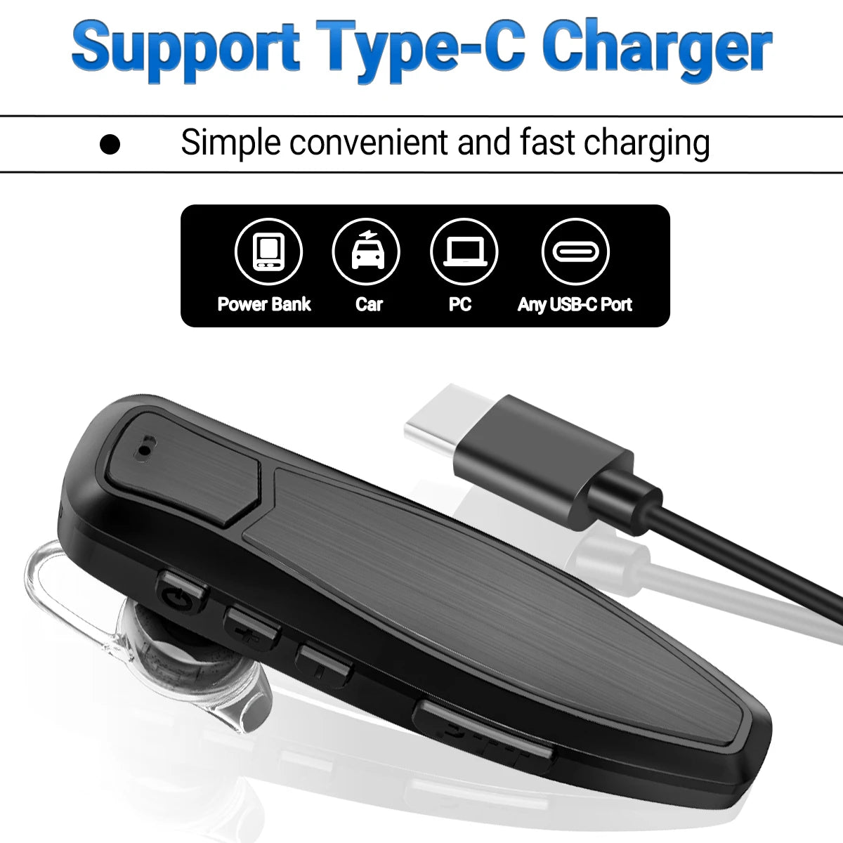 Baofeng Walkie Talkie Wireless Bluetooth PTT Headset Earpiece Hands-free K Plug For Kenwood UV-5R BF-888S Quansheng UV K5 (8)-EXPROTAS