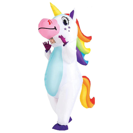 Unicorn Inflatable Costume Adult Fancy Dress Party Cosplay Blow Up 200cm