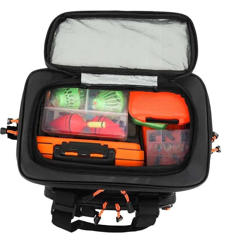 Portable Shoulder Bag Waterproof Multi-Purpose Fishing Camping Gear
