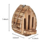 Wooden Butterfly House Habitat Feeder for Outside Garden Hanging