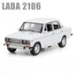 1/24 LADA 2106 Alloy Scale Car Model Diecast Vehicles Car Toys with Sound and Light Toys Collection for Boys Birthday Gift Kids