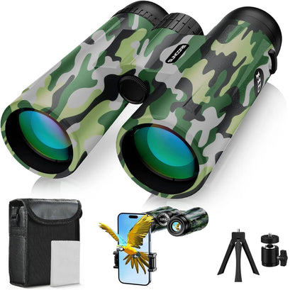 SUNCORE 10x42 Binoculars Bird Watching Hunting Travel Events Outdoor Optics