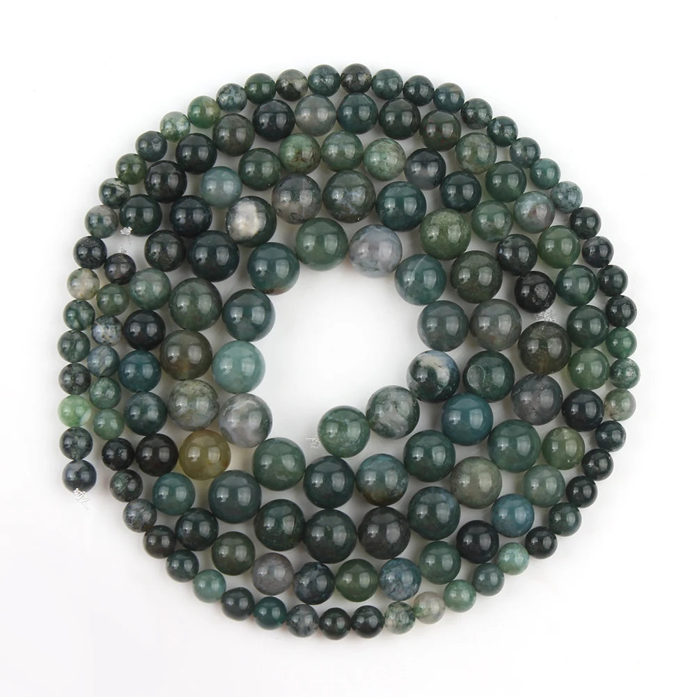 Natural Stone Loose Beads 12mm Round Gemstone for Jewellery Making DIY