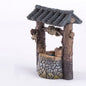 1PCS Mini House Model Resin Ornament for Garden Landscaping Decor