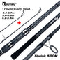 BIUTIFU 2Tips Carp Rod 30T Carbon 3–4.2m 3.5lb Travel Shore Casting Pole