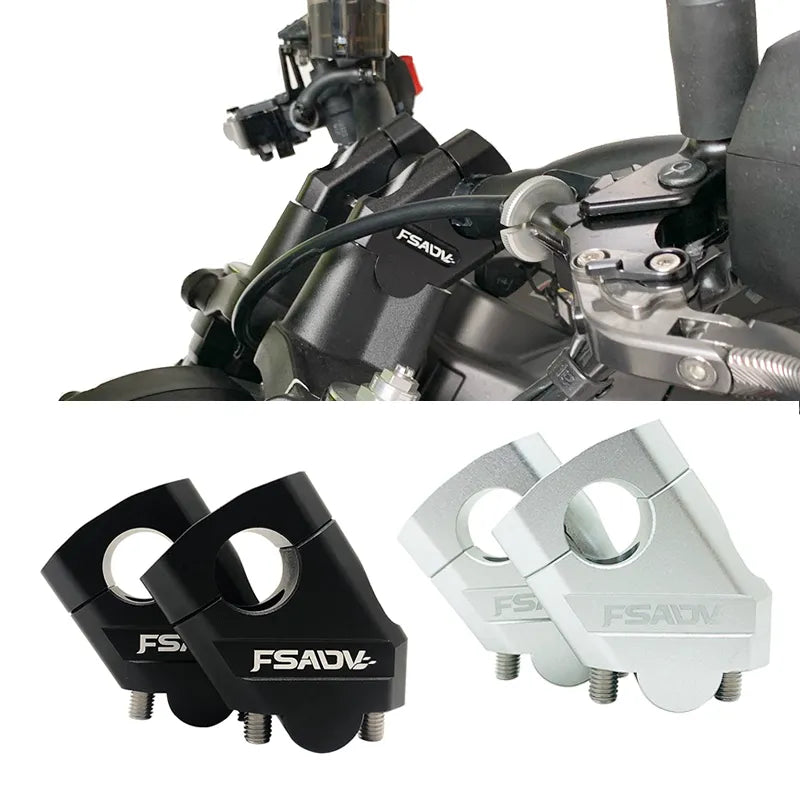 NEW 22mm 28mm Motorcycle Handlebar Riser Motocross Heightening Clamp Mount Pit Bike For Benelli For BMW For Yamaha For Honda-EXPROTAS