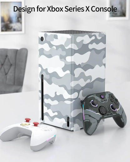 Aolion PU Decal Full Set For Xbox Series X/S Protective Shell Cover Faceplate