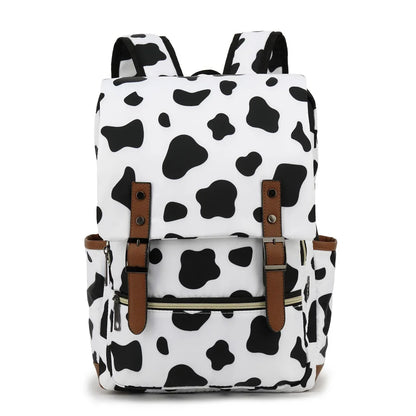 Vintage Oxford Laptop Backpack Waterproof 16" School Travel Bag Unisex Large