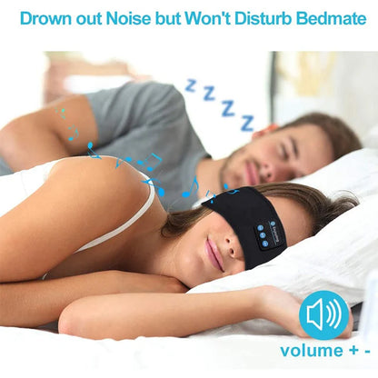 Wireless Bluetooth Music Eye Mask Headphones Anti-noise Sports Headband