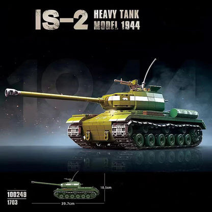 WW2 German Panther G Tank Building Blocks Military Brick Model Toy Set