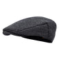 STARANCE Men's Herringbone Flat Ivy Newsboy Hat Wool Blend Gatsby Cabbie Cap