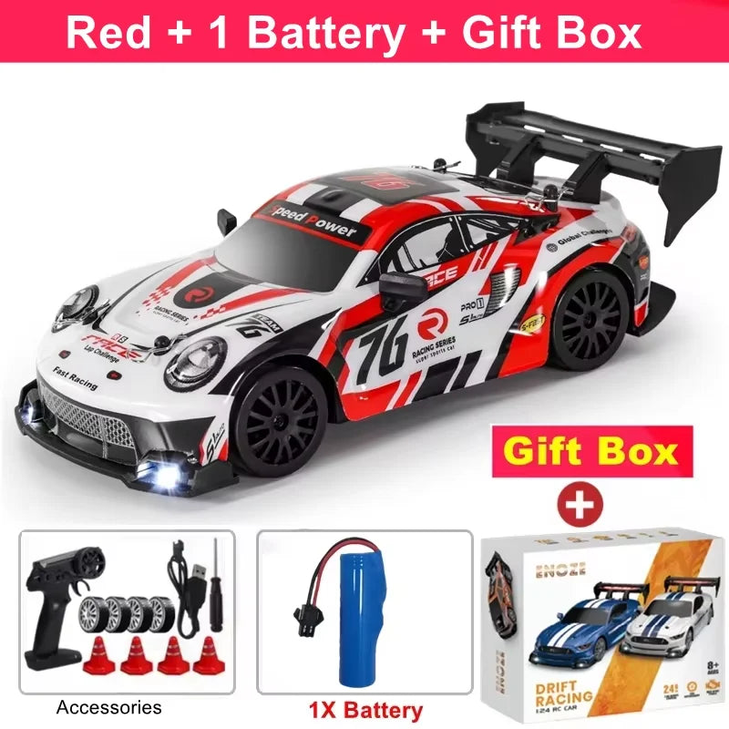 4WD RC Drift Car Remote Control 2.4G Racing Electric Toy 4x4 Vehicle