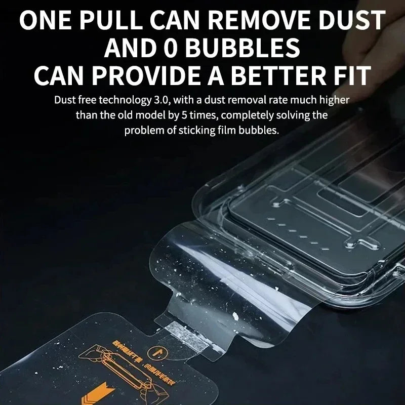 Screen Protector for iPhone 14 15 16 17 18 Pro Max Easy Install Glass
