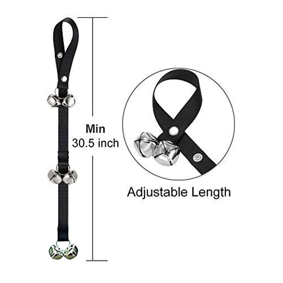 Adjustable Training Dog Bell Potty Housetraining Puppy Door Bells