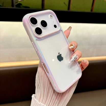 Gradient Candy Clear Case for iPhone 12-17 Air Pro Max Plus Camera Cover