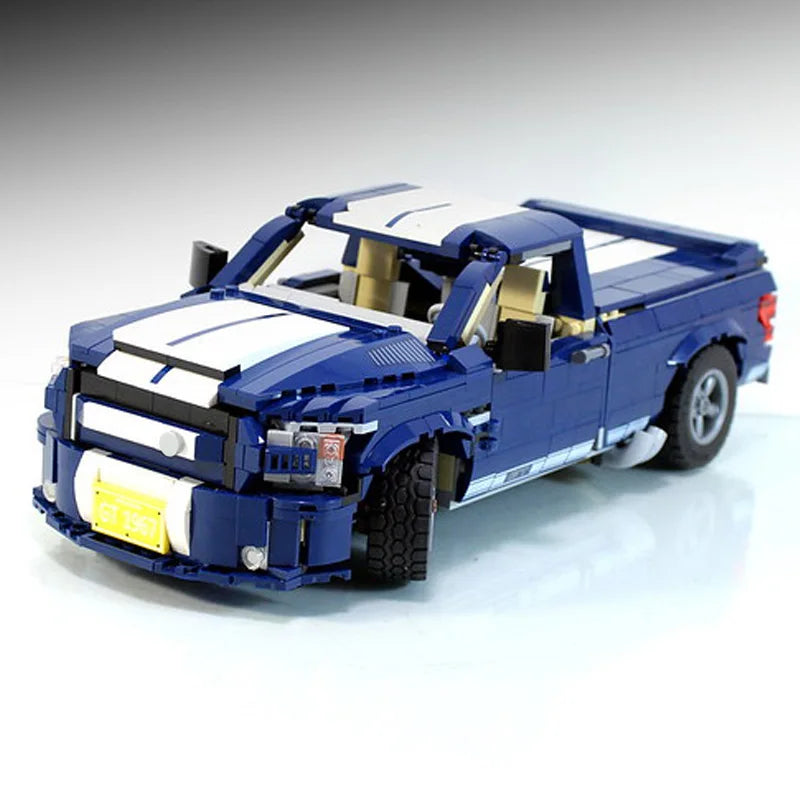 NEW MOD 10265 Pickup Truck F-150 Super Snake Model Building Block Assembled DIY Bricks Toys Boys Birthday Gifts-EXPROTAS
