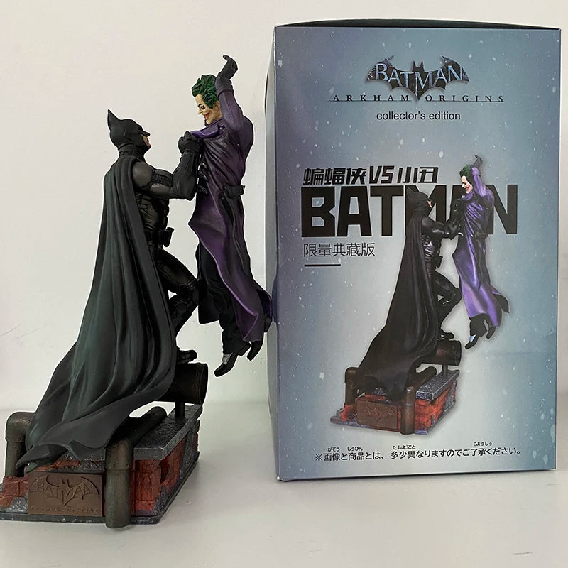 Batman VS Joker Action Figure Arkham Comic Anime Bruce Wayne Joker Figure With Base Big Statue Collection Model Halloween Gifts-EXPROTAS