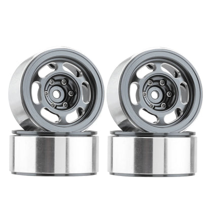 4Pcs CNC Aluminium 1.3in Beadlock Wheels 1/18 1/24 RC Crawler Rims