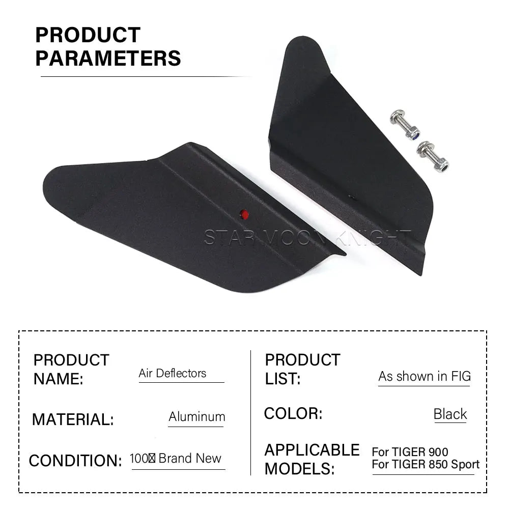 For Tiger 900 GT PRO Tiger900 Rally PRO GT LOW 2020- Radiator Fan Airflow Air Deflectors For Tiger 850 2021 Sport Accessories-EXPROTAS
