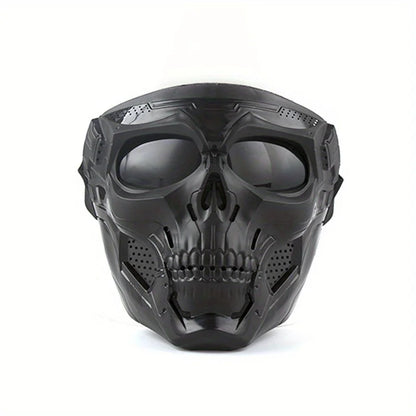 Motorcycle Skull Mask Goggles Windproof Outdoor Riding Glasses Tactical