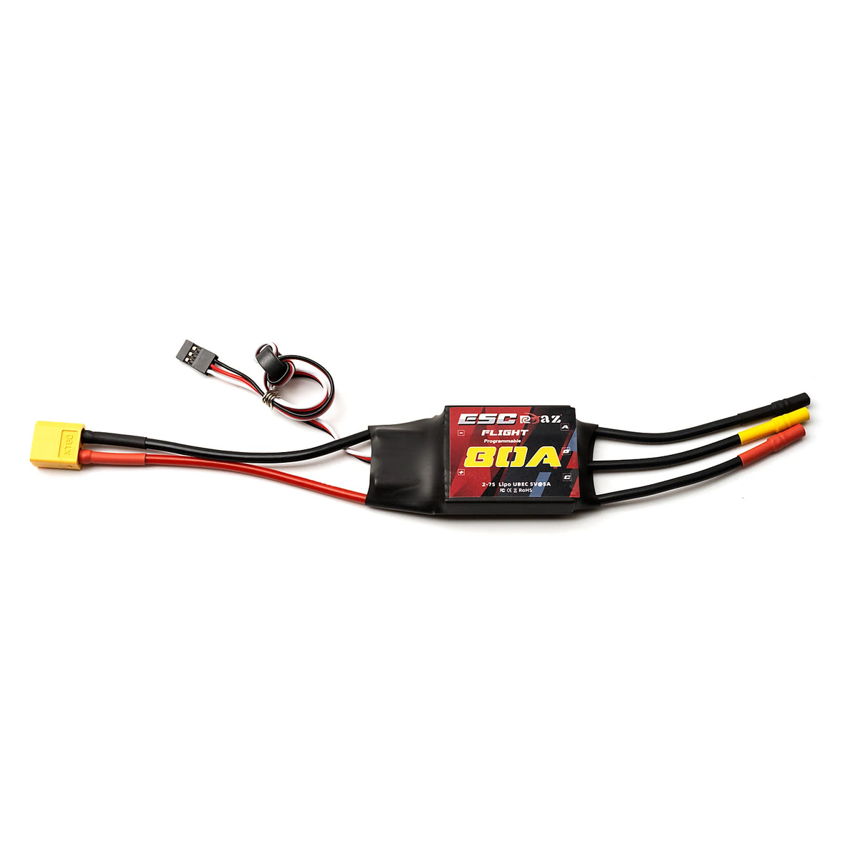Rcxaz RC Mini Brushed ESC 30A Electric Motor for 1/10 Scale Car