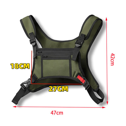 Running Vest Bag Lightweight Chest Pack for Sports Men Women Multi-functional