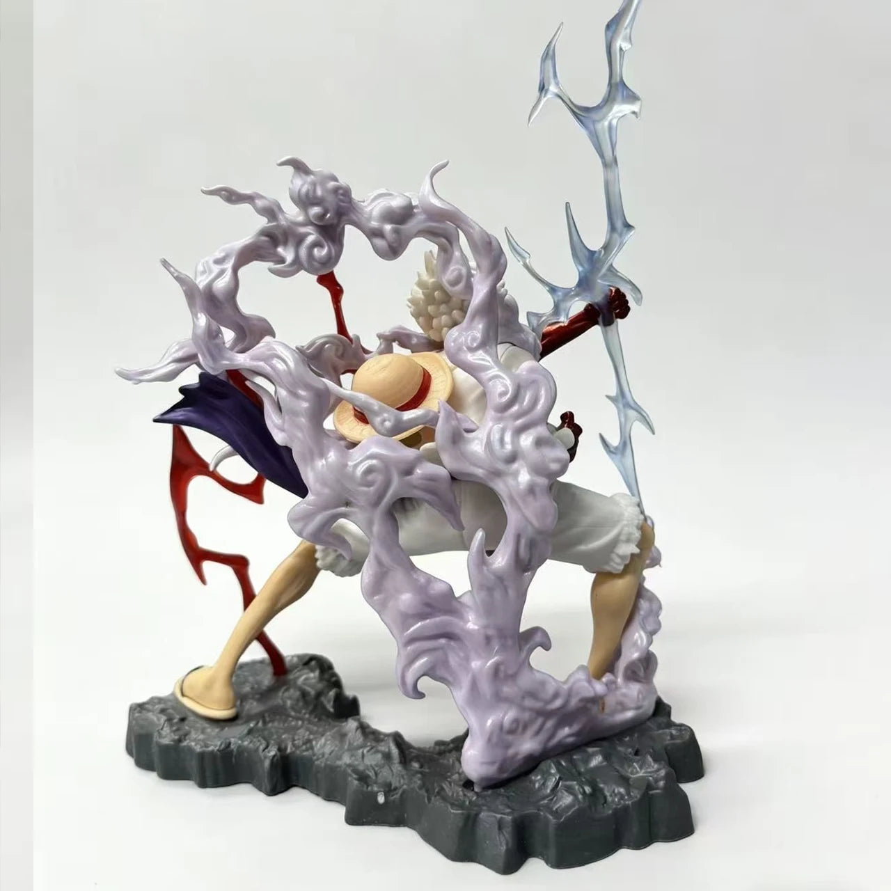 28cm One Piece Luffy Gear 5 Nika Action Figure PVC Collectible Statue