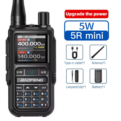 1PC Baofeng Walkie Talkie UV-5R Mini Bluetooth Radio 5W Long Range