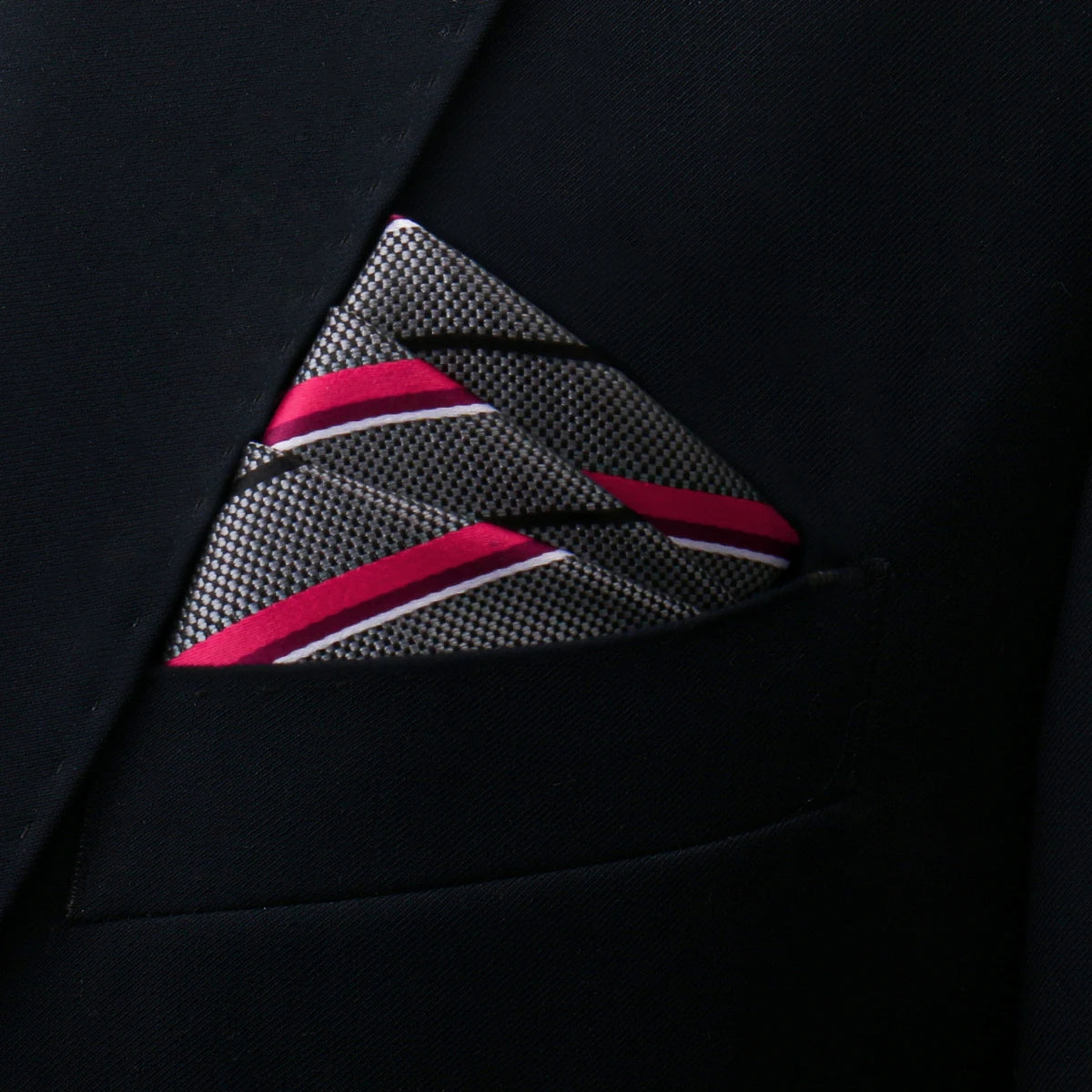 Mens Pocket Square Handkerchief Solid Satin Wedding Accessories