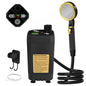 Portable Camping Shower Pump 6000mAh Electric Outdoor RV Intelligent Display