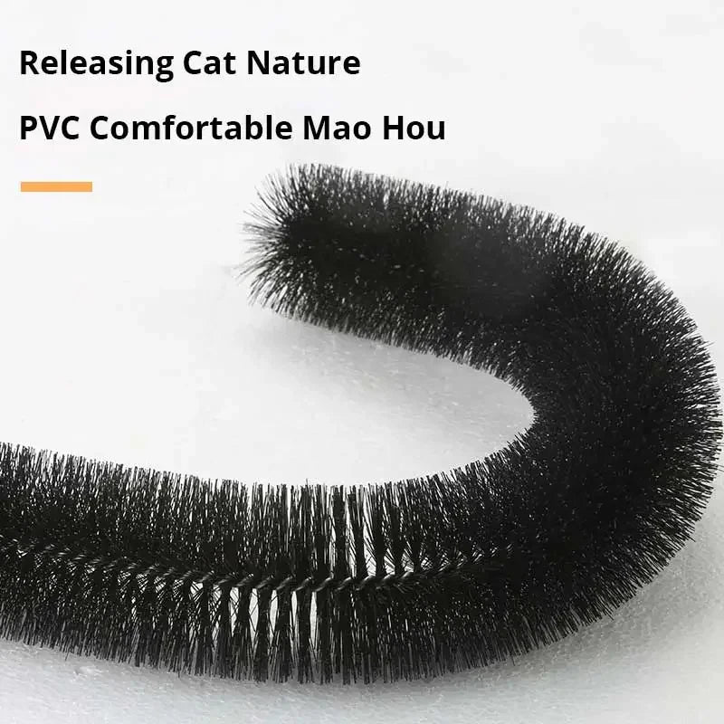 Cat Toy Arch Self Groomer with Massage Brush Scratching Pad Interactive Pet Toy