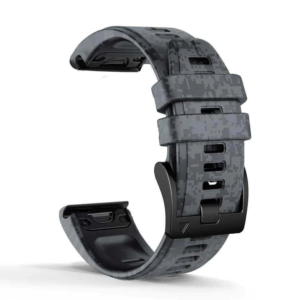 Silicone Strap for Garmin Fenix 7X 8 6X 5X 26mm 22mm Watch Band