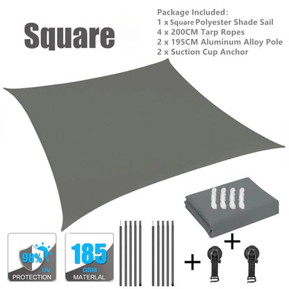 Awning Waterproof Tarp Tent Shade Outdoor Camping Car Awning Side Pergola Car Tail Tent Canopy For Campervan Motorhome Suv-EXPROTAS