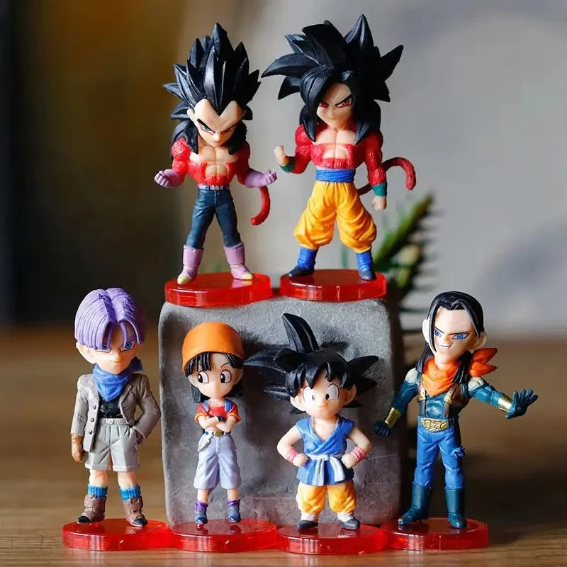 Dragon Ball Z Goku Gohan Vegeta Broly Piccolo Majin Buu Action Figure Set