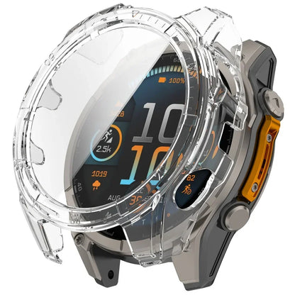 Screen Protector Case for Garmin Fenix 8 43mm 51mm 47mm Tempered Glass Bumper
