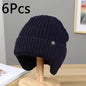 Men's Winter Knitted Hat Ear Protection Plush Warmth Earmuff Outdoor Cap