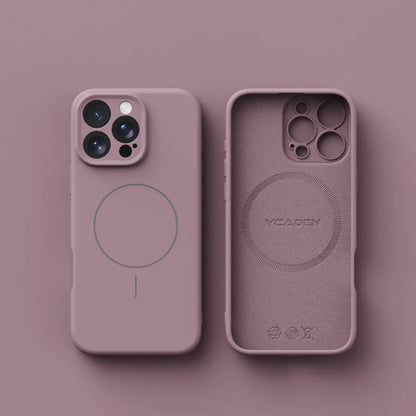 Liquid Silicone MagSafe Case for iPhone 11-17 Air Pro Max Plus Matte Cover