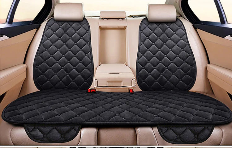 Car Seat Cover Front/Rear Velvet/fur Seat Cushion Protector Pad Black/Red/Beige/Grey/Coffee/Brown For Renault Kadjar F3 X45-EXPROTAS