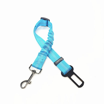 Adjustable Dog Car Seat Belt Harness Travel Safety Elastic Restraint Strap