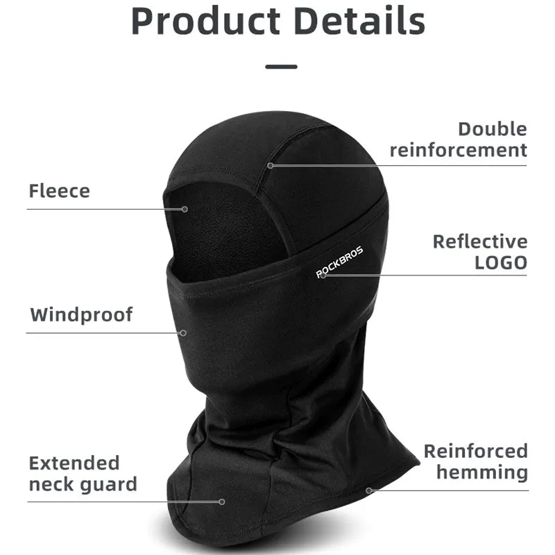 Full Face Mask Balaclava Windproof Thermal Winter Ski Fleece Neck Warm