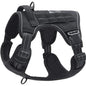 1Pc Dog Tactical Harness Adjustable Military Vest Reflective Handle Large