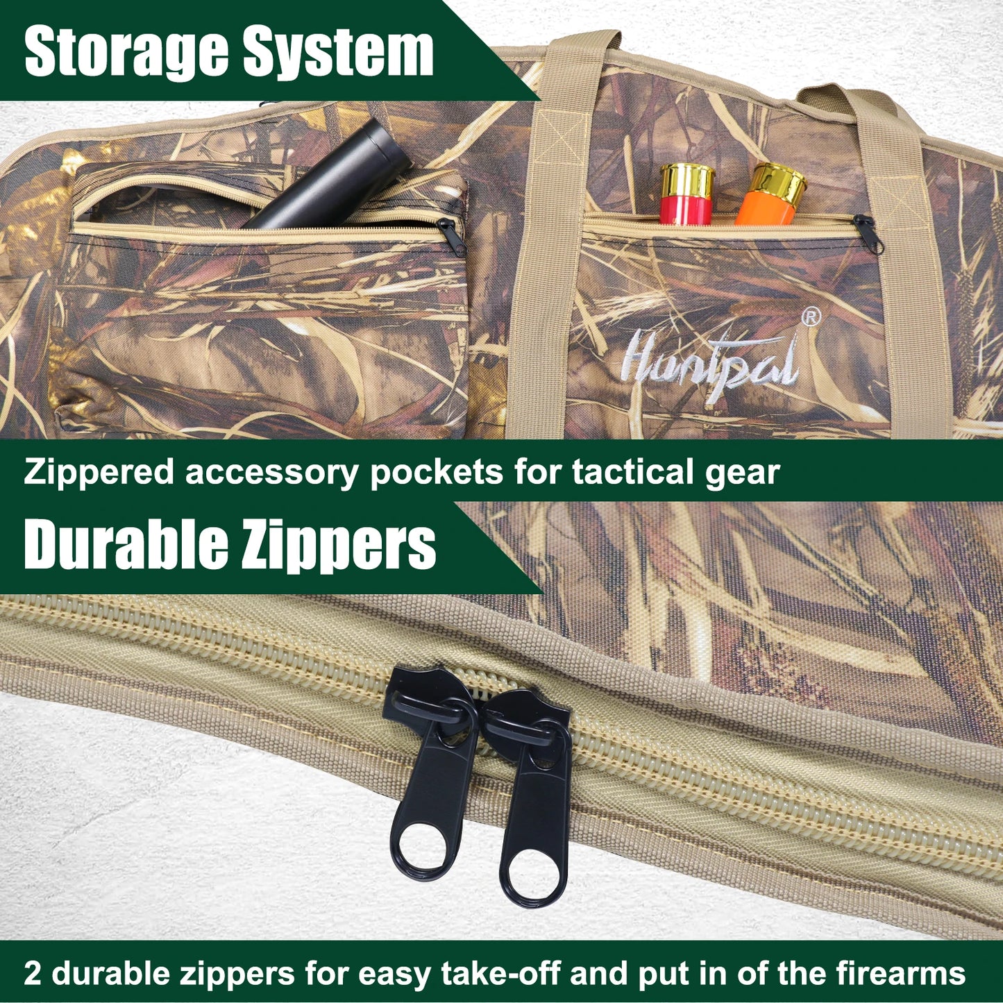 EXPROTAS Gun Case Soft Padded Bag for Scoped Rifle Hunting Carry