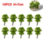 20Pcs Pine Trees Model 15cm Scenery for Scale Railway Layout Wargame Decor